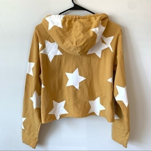 Love Peace & Lazy Days Star Pattern Hoodie - Picture 5 of 6